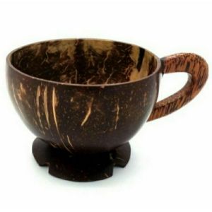 gelas batok kelapa kapasitas 150 ml an handmade kerajinan batok kelapa