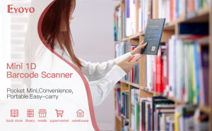 Eyoyo Portable 1D Laser Wireless Barcode Scanner via Bluetooth USB Wired Bar Code CCD Screen Scan Reader PDF417 Data Scanning For Android /IOS /Mac