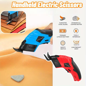 Handheld Wireless Electric Tailor Scissors Household Auto Cutter Multifunction Fabric Scissors