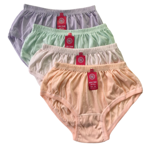 6 Pcs CD Celana Dalam Wanita Dewasa Warna Muda Yayan | Pakaian Dalam Perempuan Jumbo Polos