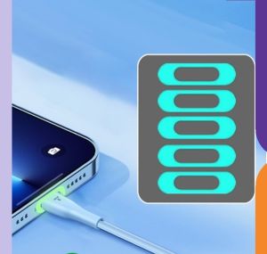 1 SET - 4 PCS Pelindung Xiaomi Ujung Kabel Data UsbC / Micro Usb / Usb C Clear Transparent Save Ori Cable Transparan Putih Bening Clear White/Protecth Kabel/Protective Kip/Protector Asli Supaya Tidak Rusak / Plug in Charger Charging Portable Bagus PC 1SET