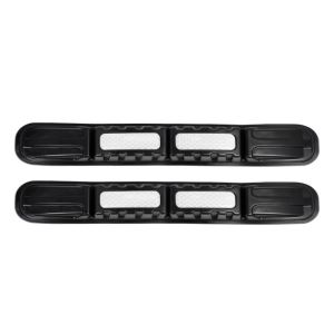 LE VICTORY 2Pcs TPU Material Car Anti-Collision Patch Self-Adhesive Reflective Bumper Guard Strips High Sign Foldable Body Anti-Scratch Stickers Car Body Protection