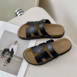[Free Shipping] 2025 New Thick-Soled Casual Sandals for Outdoor Wear Summer Flat Soft-Soled New Chinese Style Fashion Slide Sandals Other