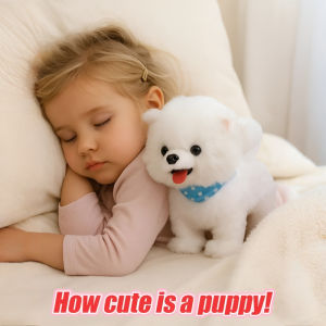 Plush Electric Talking Puppy Toy Repeat What You Say Sound Record  Doll Simulate Talking Voice Recorder Toy Lovely Dog Toy USB Charging for Babys