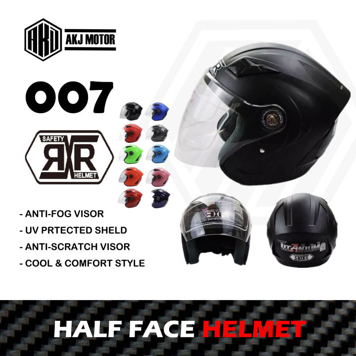 Rxr Half Face Helmet Design JH RXR 691B-S1 Motorcycle Helmet