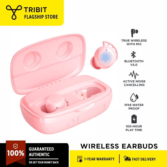 Tribit Flybuds 3100H Playtime Bluetooth IPX8 Waterproof Touch