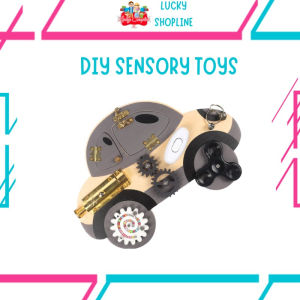 [BIG SALE] Montessori Activity Busy Board Game DIY Sensory Toy Teaching Aids Baby Early Education Learning Basic Skill mainan edukasi anak