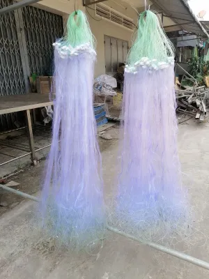 Lưới Bắt Cá 3 Màng Thái Chiều Cao 8 tất và 1m ( Dài khoảng 50m )