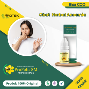 Obat Anosmia Hilang Penciuman Pilek Flu Hidung Tersumbat Tidak Bisa Mencium Bau - Propolis SM