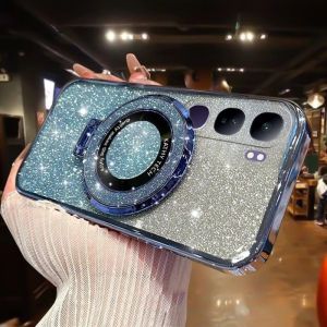 Softcase VIVO Y21d Premium Glitter Case free Ring Magsafe Holder