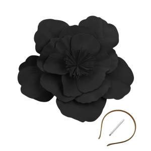 Large Flower Fascinators Hat for Women Cosplay Hairpiece Party Floral Hats Fascinator Hat Headwear for Wedding Parties