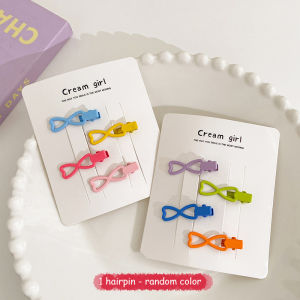 【Pharaoh🎀COD】Jepit Rambut Anak Bentuk Hati Manis Tidak Menyakiti Rambut Jepit Rambut Lucu Jepit Poni Samping Cewek