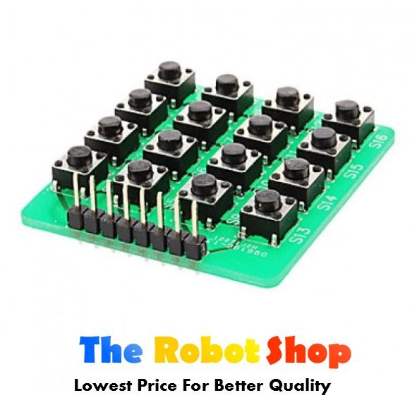 Arduino 4*4 4x4 16 Push Button Matrix Keypad MCU Module Board | Lazada