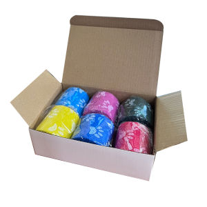 ยกกล่อง 12ม้วน ผ้าพันแผล 3นิ้ว ยาว 4.5เมตร โคแบน ผ้าล็อค เทปพันแผลแบบยืดหยุ่น เทปพันออกกำลังกาย