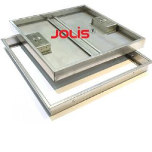 Nắp hố ga inox/ nắp bể ngầm inox/ nắp cống inox ngoài tròi W450xD450xH55mm tải 300kg- BẢO HÀNH 2 NĂM