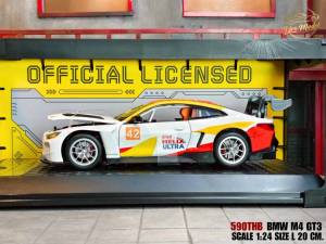 โมเดลรถเหล็ก บีเอ็มดับเบิลยู BMW M4 GT3 SCALE 1:24 มีเสียง มีไฟ งานมีกล่อง