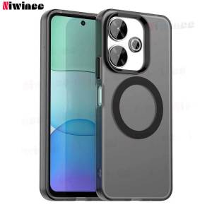 Đầy Màu sắc Điện thoại mờ trường hợp đối với POCO M6 chống sốc có nam châm chống rơi bền mỏng mặt sau cứng bằng nhựa PC Bìa nz58
