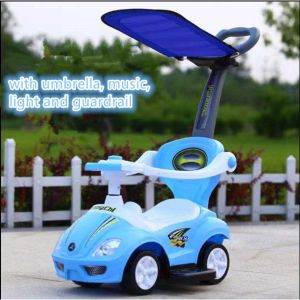 Baby Hand-push Car with Music and Light for 1-3 Year Olds - Yo-yo Car Kid Girl Car Stroller Ride on