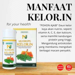 Mudrops Jamu Ektrak Daun Kelor Moringa Jamu Tetes Berkhasiat 30 ML