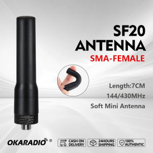 OKARADIO SF20 Mini UHF/VHF Dual Band Antenna 7CM  For Two Way Radio Baofeng 888S UV-5R MINI UV-82 UV-25 UV-32 Walkie Talkie