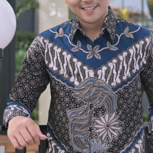 Jayabaya Batik Jayandaru Kemeja Batik Pria Lengan Panjang