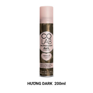 Dầu gội khô Colab Pro Dark Corrector 200ml- Phủ tóc bằng tia phun tông màu tối mang đến mái tóc đều màu