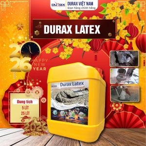 DURAX Latex 25 Lít - Phụ Gia Tăng Cường Chống Thấm Kết Nối Xi Măng & Vữa