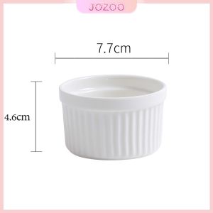 Jozoo Kitchen Colorful Ceramic Striped Bowl For Baking Or Serving Small Large