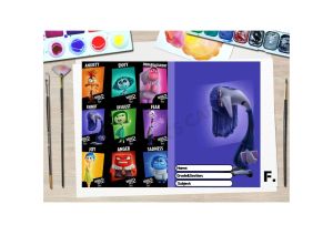 Inside Out A5 School Notebook for Kids Girls Boy Student Waterproof Laminated Cover 70 GSM Thick Paper
