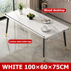 Meja Makan Dinning Table Modern Luxury Nordic Slate Home Living Room Kitchen Coffee Meeting Table Marble Design