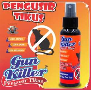 RACUN PENGUSIR TIKUS SEMPROT 250 ml SUPER AMPUH ORIGINAL 100% GUNS KILLER AMPUH BASMI TIKUS