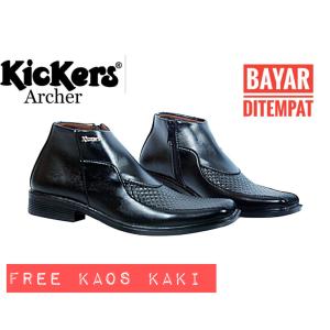 Sepatu Kickers Archer Pantofel Tinggi Kerja Pria (Free Kaos Kaki)