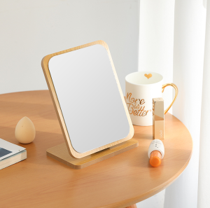 กระจกมินิมอล กระจกเงา กระจกตั้งโต๊ะไม้ตั้งโต๊ะมินิมอล สไตล์เกาหลี กระจกไม้มินิอล ตระจกแต่งหน้า กระจกเขียนได้