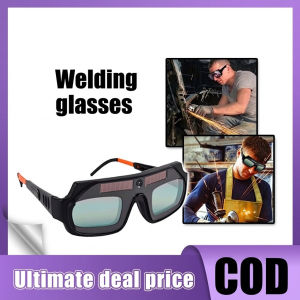 Solar Powered Auto Darkening Welding Goggles True Color 0.1ms Instant Darkening Anti-Glare for Arc Weld Grind Cut