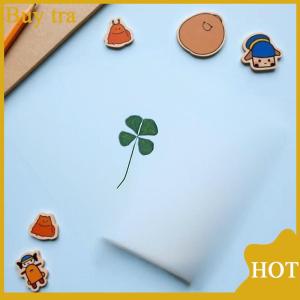 [Buytra] 1 5 10 tấm bưu thiếp cỏ ba lá may mắn thiệp chúc mừng cỏ tự nhiên trong suốt để đánh dấu