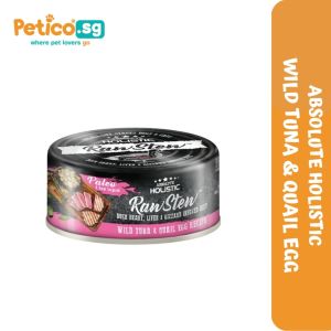 Absolute Holistic Rawstew 80g Wet Food for Dogs & Cats (Wild Tuna / Chicken)