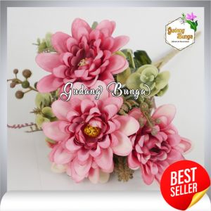 ROSE TERATAI CANTIK CABANG 7 ARTIFICIAL DAHLIA FLOWERS BUNGA PEONI EROPA BUNGA BUATAN MEJA RUMAH FESTIVAL TEH TERATAI PERNIKAHAN DEKORASI BUKET MAWAR PENGANTIN DIY KARANGAN BUNGA PALSU PREMIUM IMPORT ARTIFISIAL BERKUALITAS