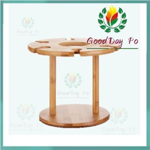 【COD】Wine Glass Rack - Bamboo Holder Cup Hanging Shelf Organizer for Home Bar Restaurant