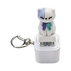 Multifunctional Light Sound Keychain Anxiety Relief Squeeze Toy Animal Design ABS Material For Home Office Use