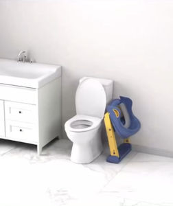 Toilet Potty Ladder Training Seat for Kids Child Potty Adjustable Ladder Nursery