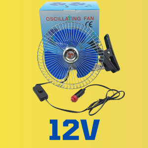 12V/24V 8" inch Kipas Pengepit DC Angin Untuk Lori Kereta Treler Kipas Boleh Rotate/Adjust Fast Colling Car Lorry Fan