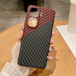 Shockproof Slim Carbon Fiber Pattern PC Hard Phone Case For iQOO Neo 10 10Pro Neo11 China Version Camera Protection Cover Funda