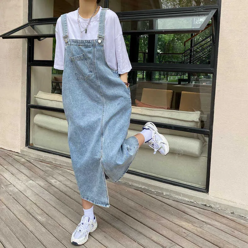 IELGY Denim Suspender Dress Women's Elegant Slip Dress Summer