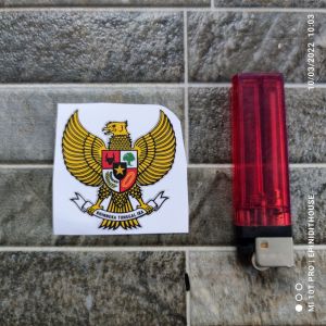 Stiker Garuda Bhinneka Tunggal Ika Indonesia Motor Laptop Sepeda Lamba