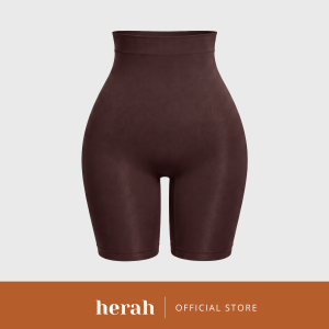 Herah Ultra Soft High Waist and Mid Waist Shapewear Shorts with Jelly Grip Seamless Tummy Control Plus Size