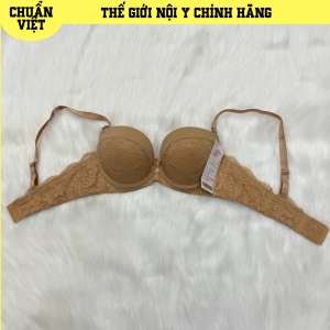 Áo ngực nữ mút mỏng -có gọng- phối ren hoa BON BON - BV 35151