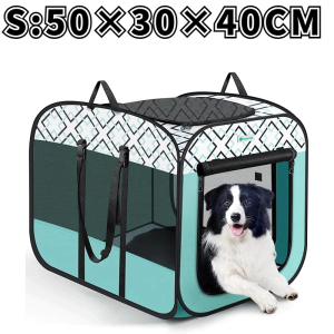 Portable Foldable Cat Tent Cat House Outdoor Travel Pet Tent Cat/Dog Cage With Breathable Mesh Windows Rumah kucing