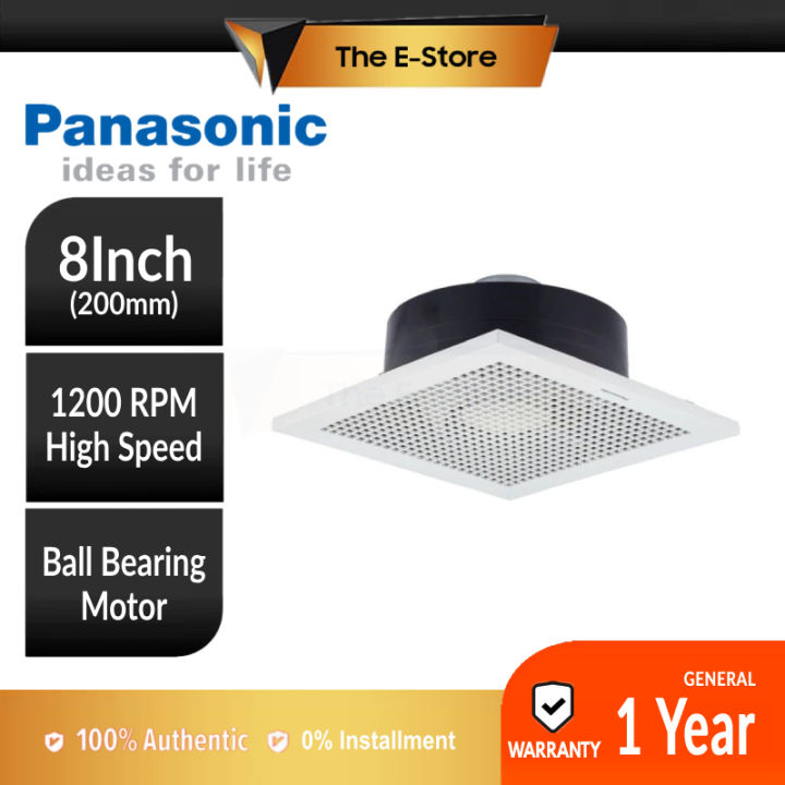 Panasonic 8" Ceiling Mount VF Propeller Series Ventilating Fan | FV ...