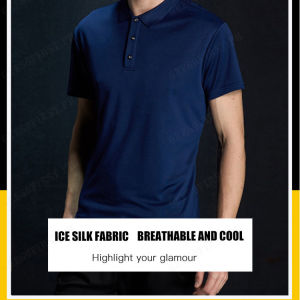 geegofirst Mens polo shirt with moisture management and quickdrying properties