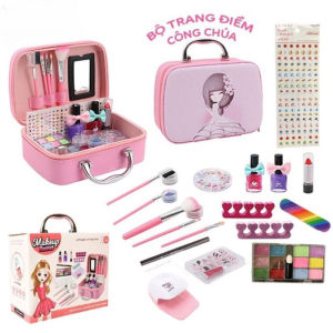 Đồ chơi Vali trang điểm cho bé gái có hơ móng